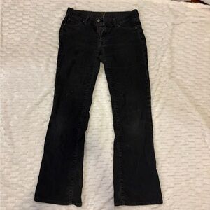 Elegant Black Boot Cut Women's Jeans 7 for all mankind